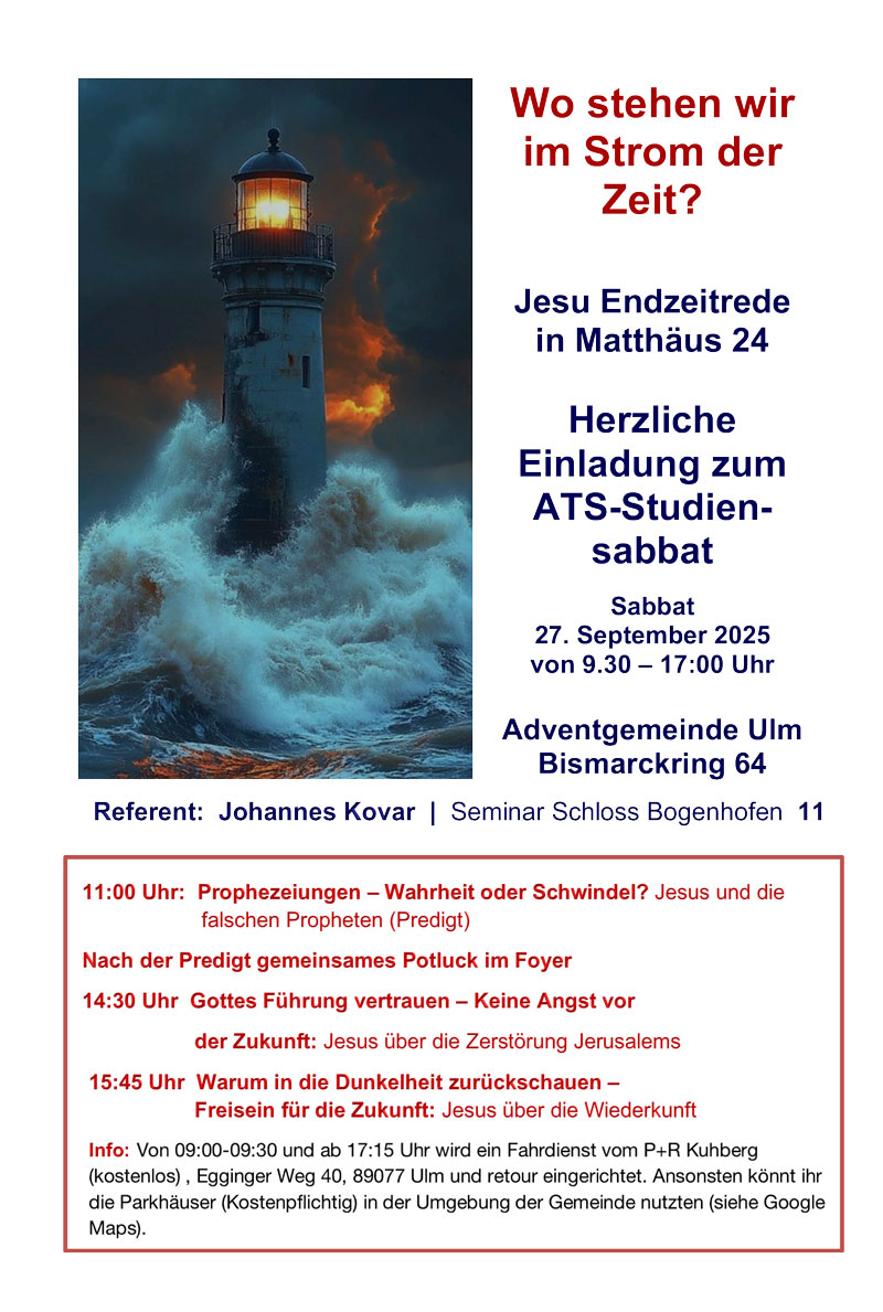 Einladung zum ATS-Studiensabbat